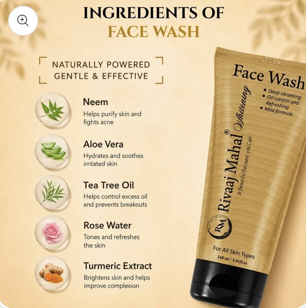 Rivaj mahal face wash